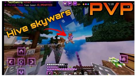Hive Skywars Best Montage Minecraft Pe Youtube