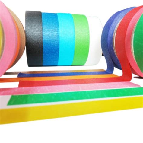 7 Rolls Colored Tape Rainbow Tape Writable Masking Tape Set Writable