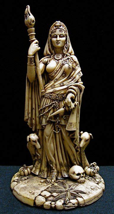 Goddess Hecate Hekate Statue Bone Finish Hecate Goddess Oh My
