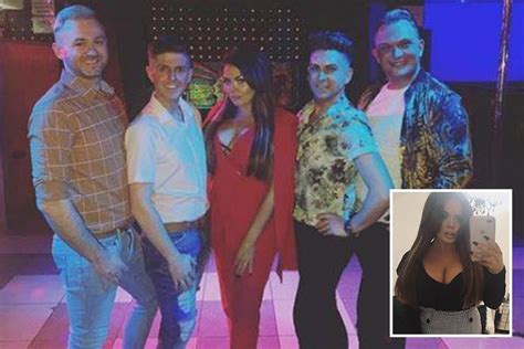 Scarlett Moffatt Oozes Sex Appeal As She Flashes Her Bra In A Plunging Red Suit At A Nightclub