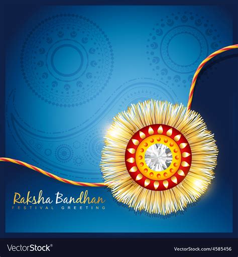 Raksha Bandhan Festival Background Royalty Free Vector Image