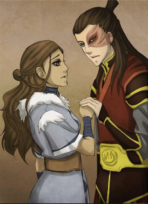 Prince Zuko And Katara From Avatar The Last Airbender Zuko And Katara