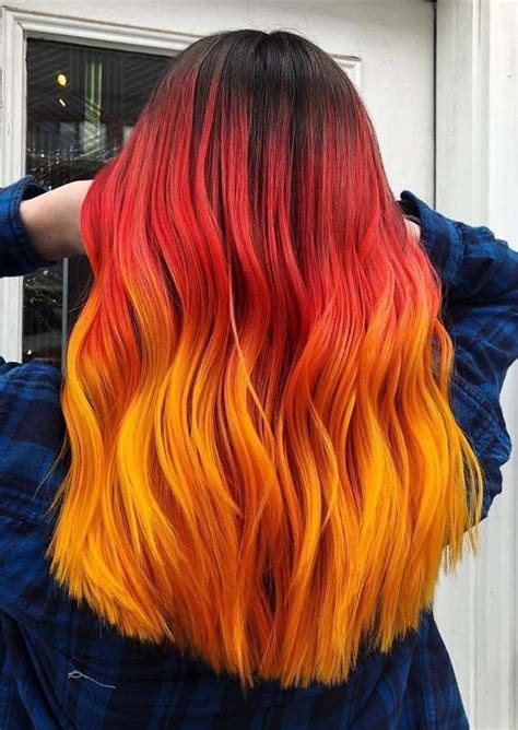 Hottest Red Orange Hair Color Combinations In 2018 Stylesmod Red Orange Hair Red Ombre Hair