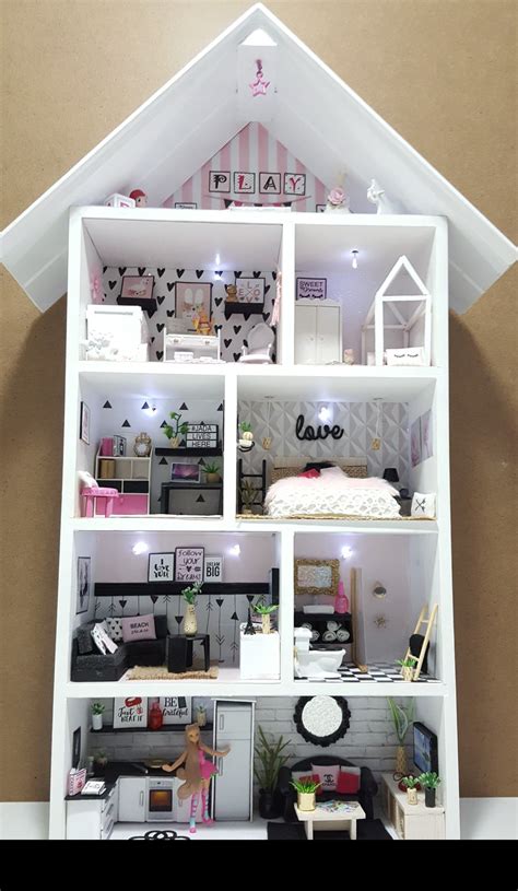 Miniature Dollhouse Hack Using The Kmart Wall Shelf Diydollhouse