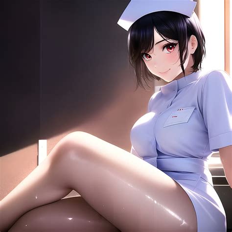 Anime Anime Girls Originalfiguren KI Kunst Krankenschwester Outfit