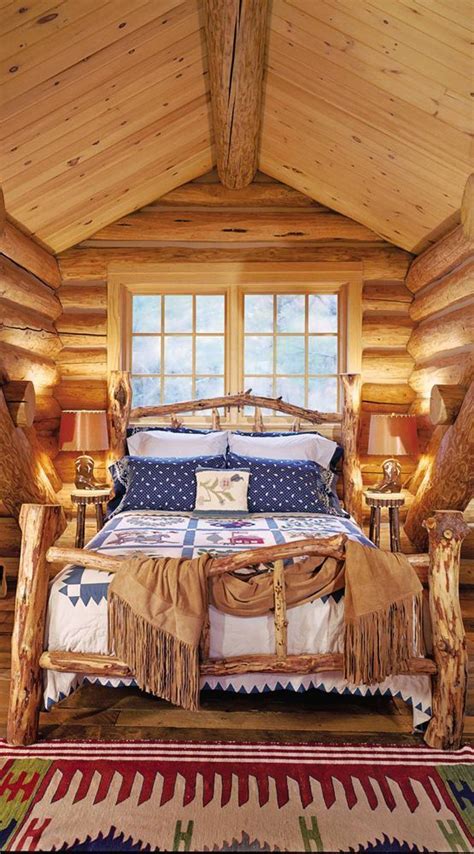 Here are photos and tips on creating a rustic bedroom of your own. Rustic Bedrooms | Rustic bedroom design, Cabin interiors ...