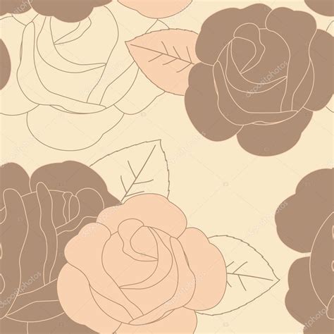 Abstract Pink Rose Seamless Pattern Stock Vector Meikis 5303928