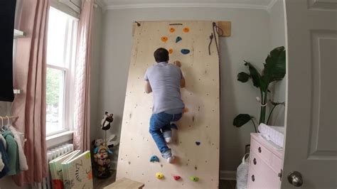 Wall climbing is a vigorous, healthy sport for children and adults. DIY Fully Adjustable Climbing Wall - YouTube