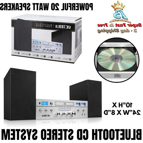 Innovative Technology Itcds 5000 Cd Stereo System With Bluetooth