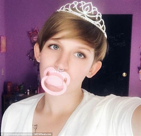 Oregon Women Dresses Up As An Adult Baby Daily Mail Online