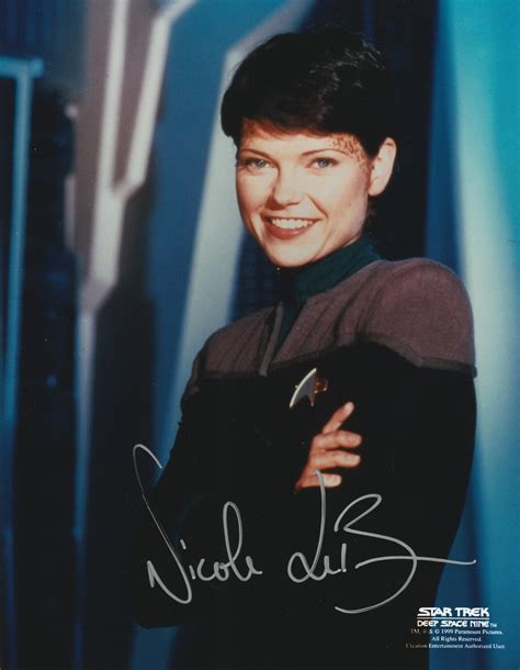 Nicole De Boer Ezri Dax Star Trek Deep Space Nine Signed Picture Sorry No Subtitles