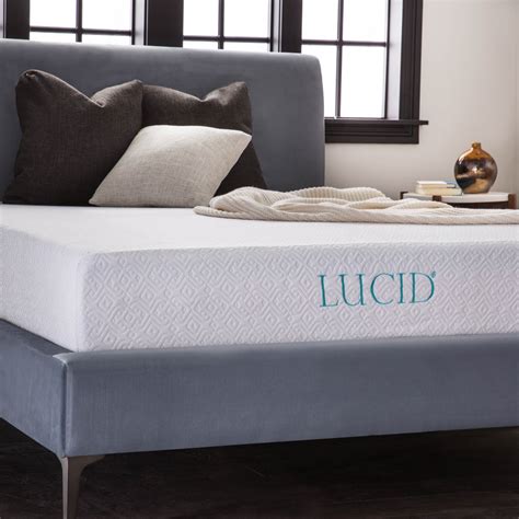 Lucid comfort collection 5 gel memory foam mattress. 10 Inch Queen Size Memory Foam Mattress Gel Twin XL Full ...