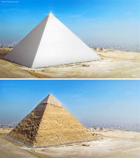 What The Great Pyramid Of Giza Would Ve Looked Like When First Built