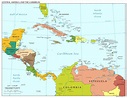 Map Of Central America Countries And Capitals
