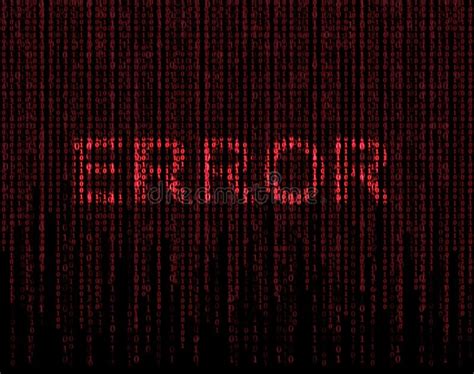 Error Symbol Stock Image Image Of Network Background 50718835