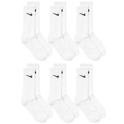 Nike Cotton Cushion Crew Sock 6 Pack White And Black End Us