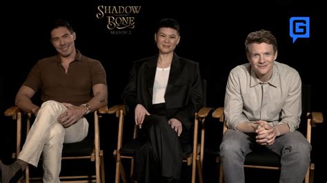 Lewis Tan Anna Leong Brophy And Patrick Gibson On Shadow And Bone Season 2