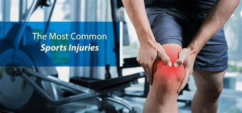 The Most Common Sports Injuries Nj Spine And Orthopedic