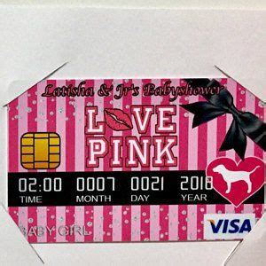 $1 spent = 1 point earned. Victoria Secret Love Pink Credit Card Invitation Birthday Invitations | Etsy | Custom party ...