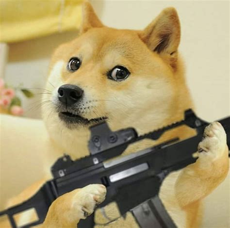 Doge Gun Blank Template Imgflip