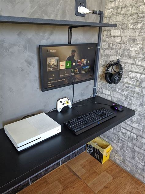 Setup Gamer Xbox One S Diseño De Dormitorio Para Hombres Diseño De
