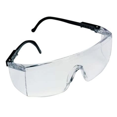 seepro plus fighter protective eyewear clear anti fog poly lens black temple pcg safety