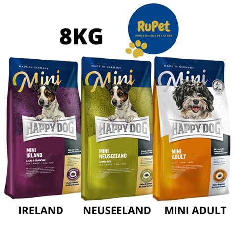 Exp 072024 Happy Dog Supreme Mini 8kg Adult Ireland Neuseeland