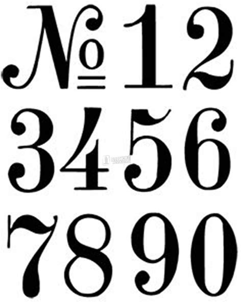 Numbers Stencils Stencils Printables Lettering Letter Stencils