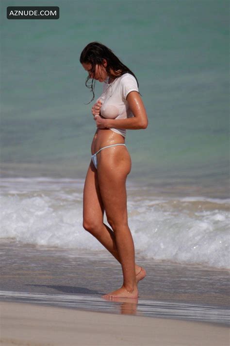 Alejandra Guilmant Topless In Miami Beach For The 2017 Wurth Calendar