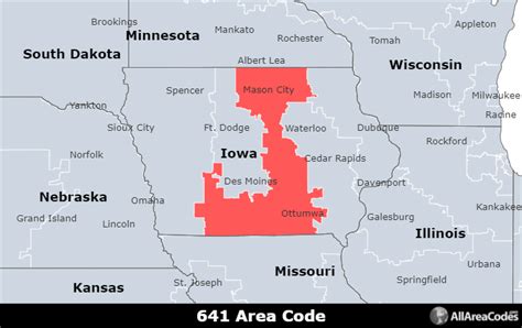 830 Area Code Map