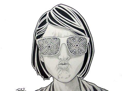 Hipster Glasses Drawing