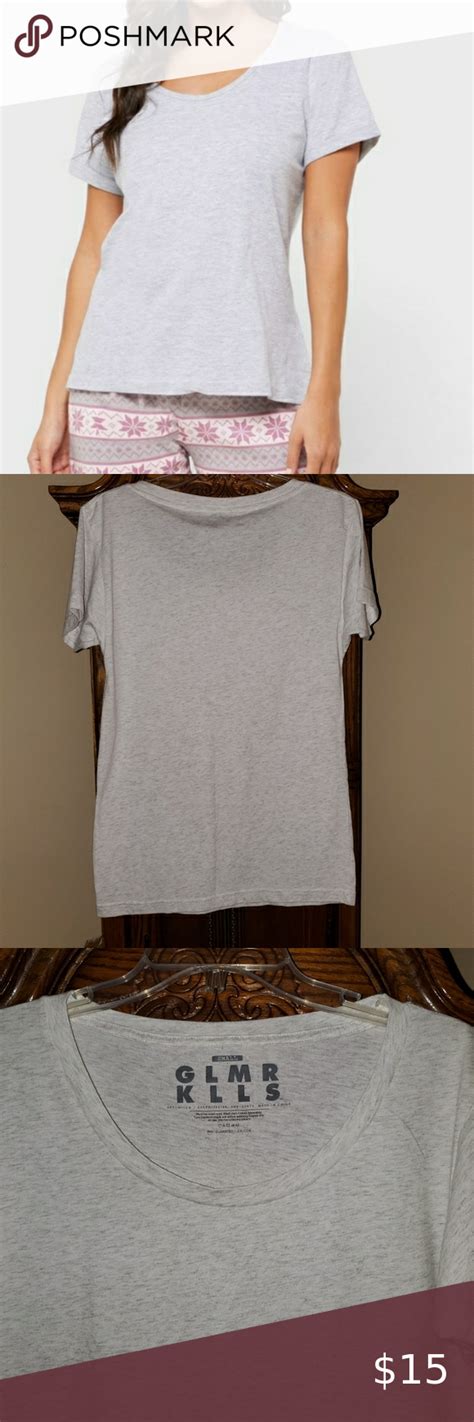 G L M R K L L S Soft Scoop Neck T Shirt