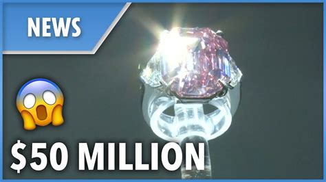 Pink Diamond Ring Sold For 50 Million Youtube