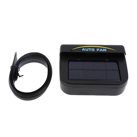 Solar Powered Car Window Windshield Auto Air Vent Cooling Cool Fan Auto