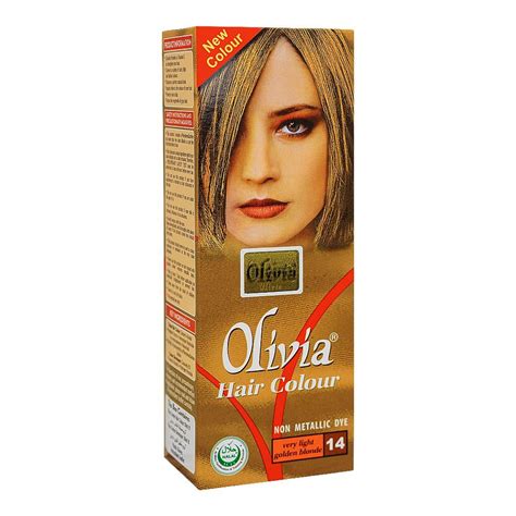 Order Olivia Hair Color 14 Very Light Golden Blonde 50ml Online At