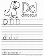 Letter D Tracing Worksheets Preschool | AlphabetWorksheetsFree.com