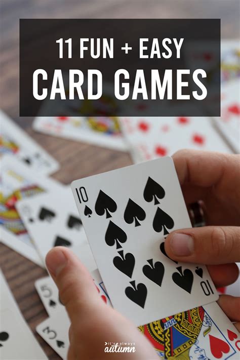 At present the site contains rules for only a minority of. 11 Fun + easy cards games for kids and adults! - It's ...
