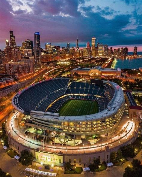New Chicago Bears Stadium Chicago Bears Soldier Field Wave Youtube
