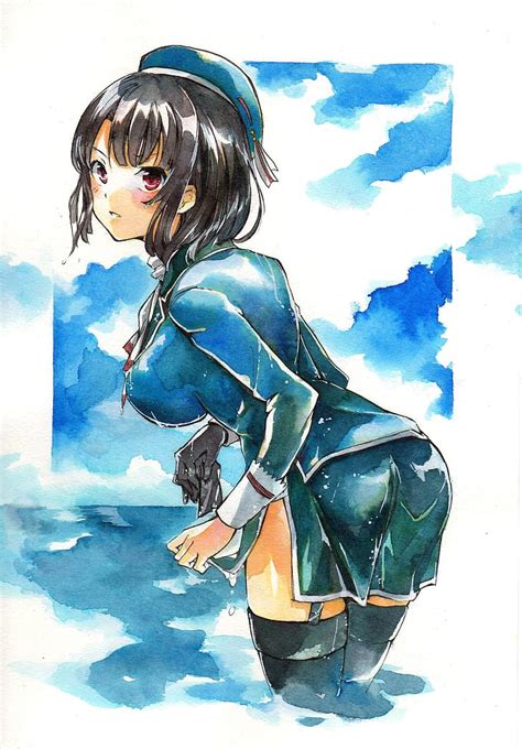Anime Chicas Anime Colecci N Kantai Takao Kancolle Cabello Corto Fondo De Pantalla Hd