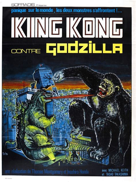 2 pillow fighting godzilla vs king kong pillowcases fight japan film vintage fiction unique pulp black room decor fan art pillow case new. The Cathode Ray Mission: Hump Day Posters: King Kong vs ...