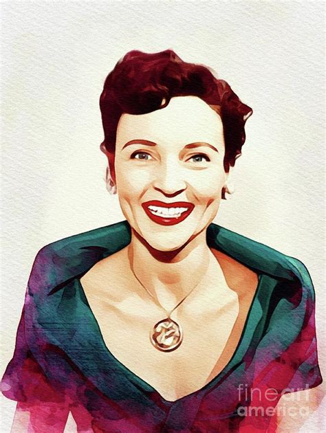 Betty White Vintage Actress Painting By Esoterica Art Agency