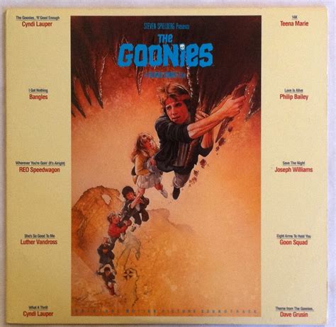 Very Rare The Goonies Vinyl Soundtrack Lp Steven By Movievinyl