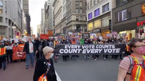 Senate, house, and governor election results also available at abcnews.com Protests Over Election Begin to Flare in Manhattan