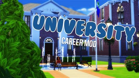 Itsmetroi — University Career Mod The Sims 4 Mods