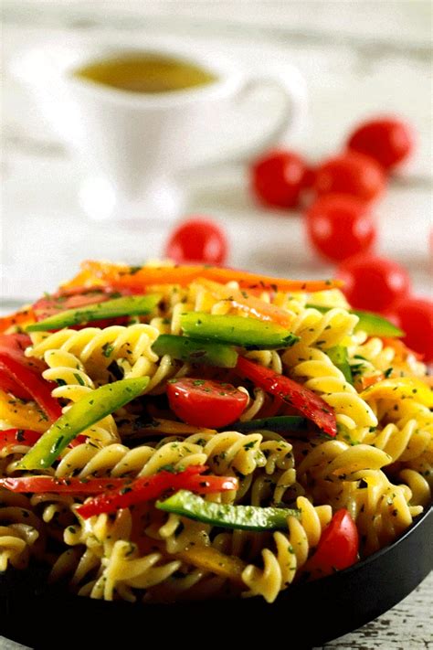 Cold Pasta Salad With Italian Dressing Scrambled Chefs