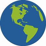 Globe Earth Clipart America Transparent Icon Planet