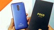 Xiaomi Poco F1 (Steel Blue) Unboxing - YouTube
