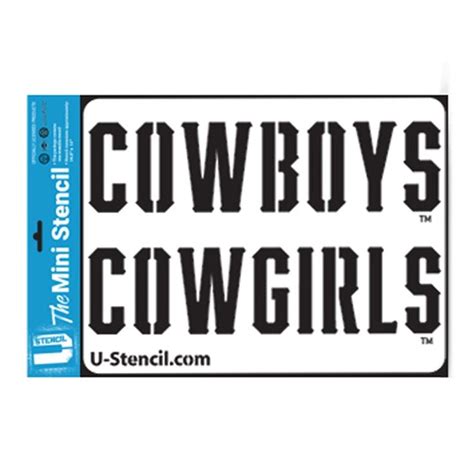 Oklahoma State Cowboys 11 X 145 Team Mini Stencil Kit Oklahoma