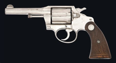 A 38 Special Police Positive Nickel Plated Six Shot Double Action