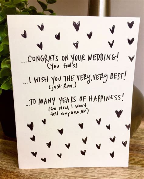 Top 26 Wedding Wishes Funny Wedding Cards Handmade